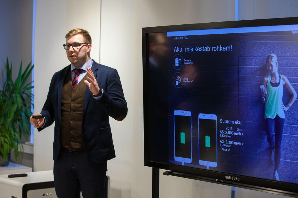Samsung Eesti tooteekspert Henry Tiitus