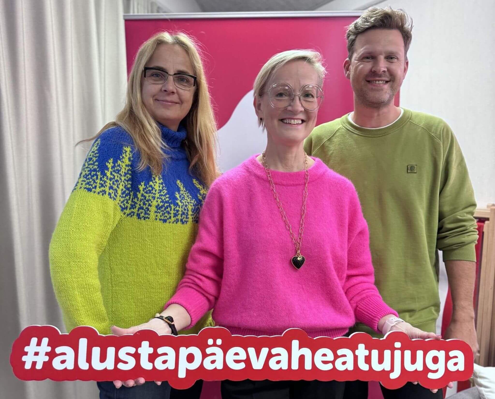 Pille Minev, Marika Hanson ja Jürgen Pärnsalu. Foto: GoodNews