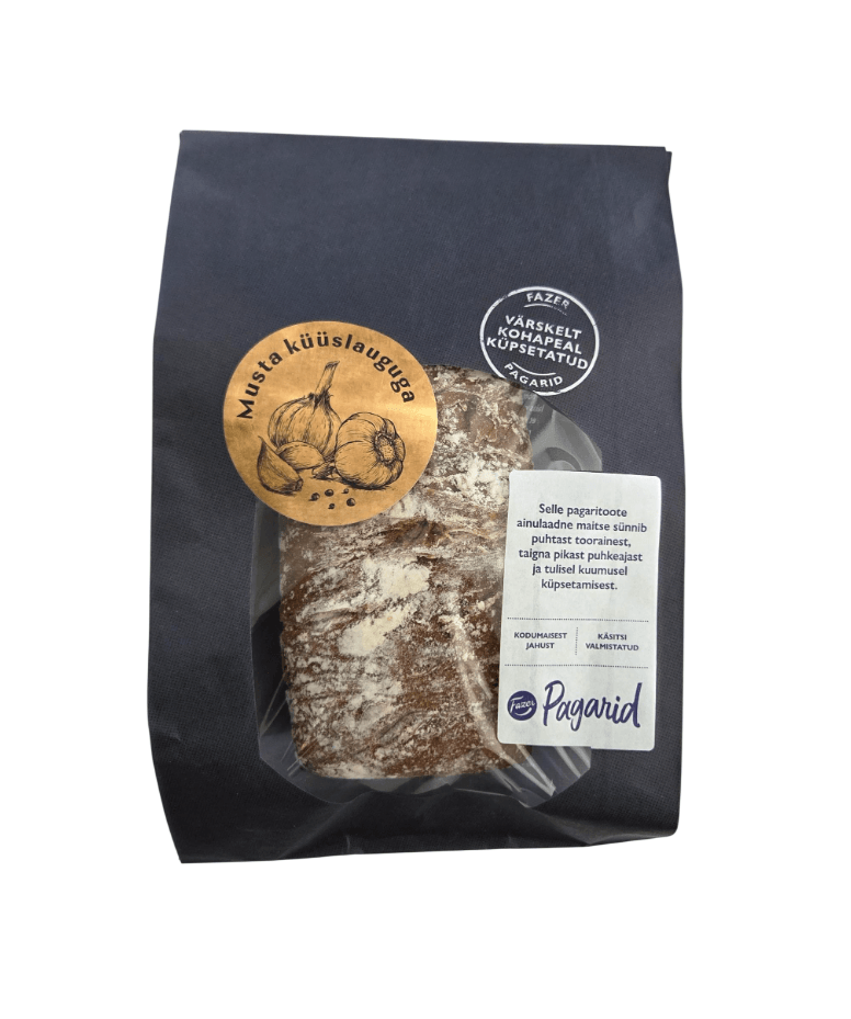 Fazer Põhjamaine vormileib musta küüslauguga_Eesti Parim Pagaritoode 2026