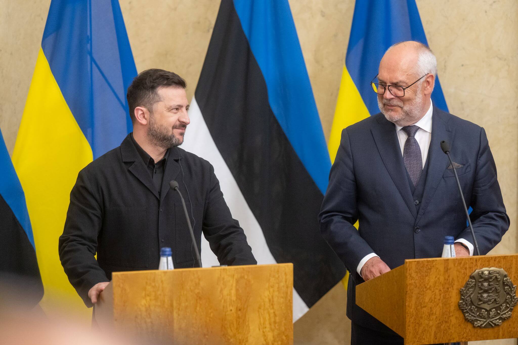 Ukraina riigipea Volodõmõr Zelenskõi ja esileedi visiidil Eestis (Foto Raigo Pajula) (29)